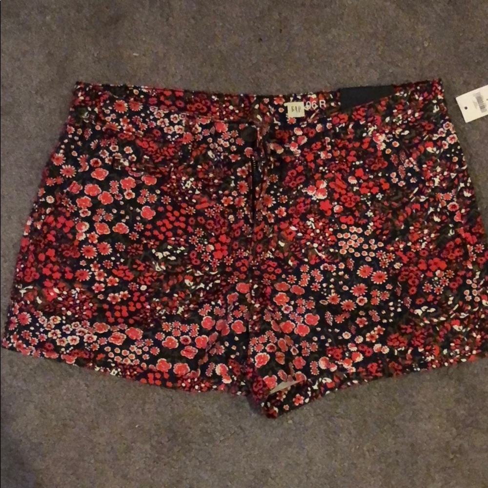 NWT gap short summer floral